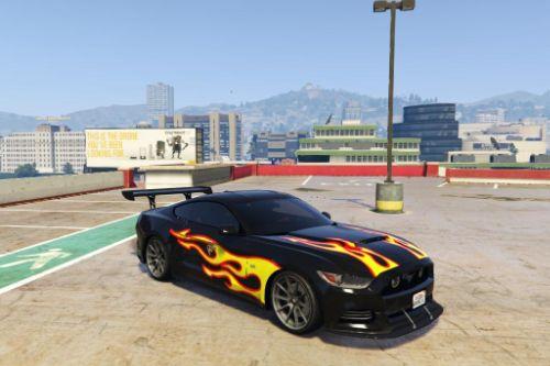 Razor Most Wanted Livery for Mustang